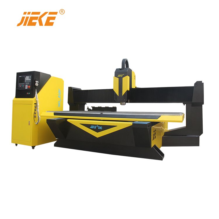 CNC JIEKE-2513 Wood ATC Router with Oscillating Knife Cutting Head Vibrating Oblique Knife Woodworking Machine